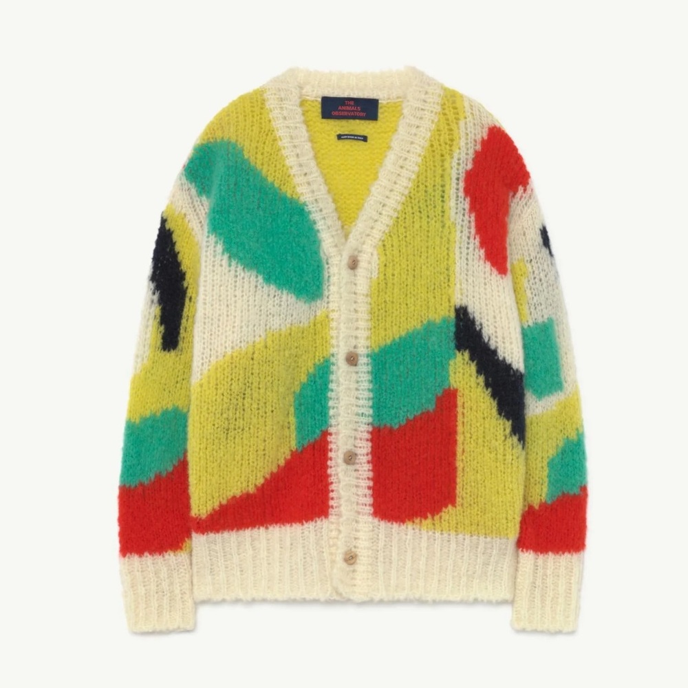 The Animals Observatory Arty Racoon Cardigan for Kids